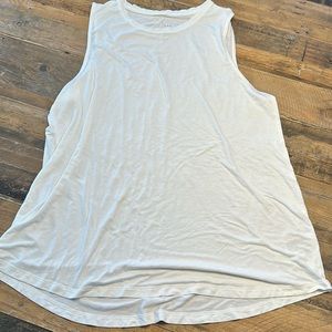 A new day long white tank